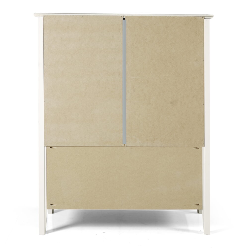 Alaterre Furniture Simplicity 48" Wood 3-Shelf Bookcase in White - Image 6