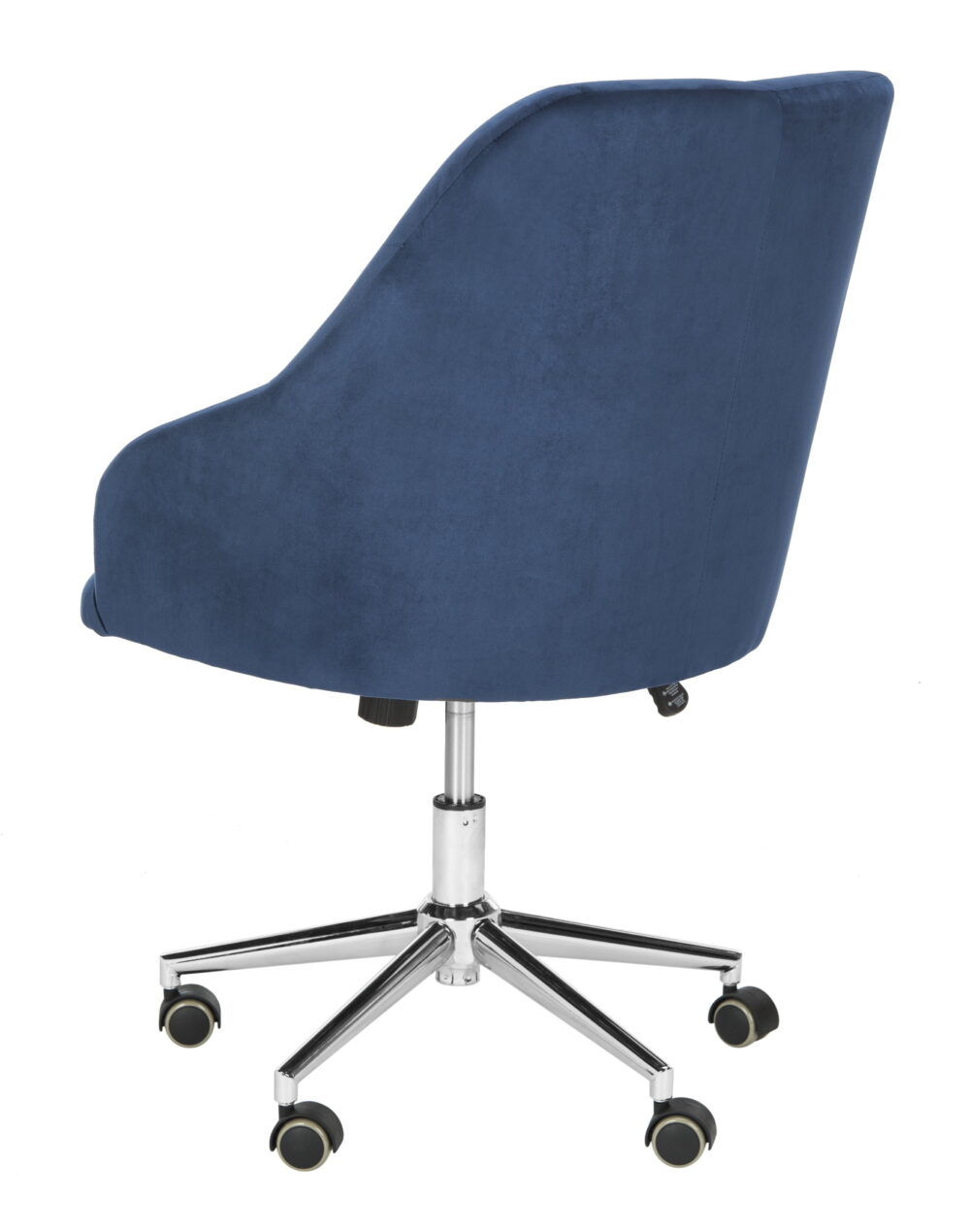 SAFAVIEH Evelynn Transitional Tufted Chrome Leg Swivel Office Chair - Image 7