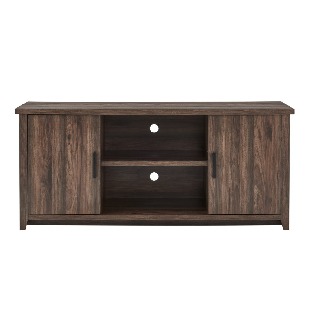 Mainstays TV Stand for TVs up to 65", Canyon Walnut - Image 2