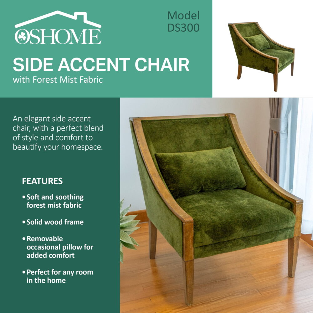 American Furniture Classics OS Home Occasional Side Accent Chair Model DS300 Forest Mist - Image 6