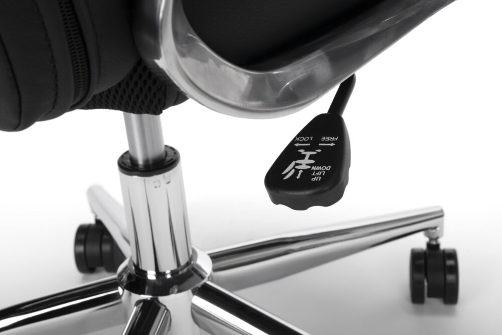 HON Basyx Commercial-Grade Merger Premium Executive Chair, Black Bonded Leather (BSX130SB11PA) - Image 6