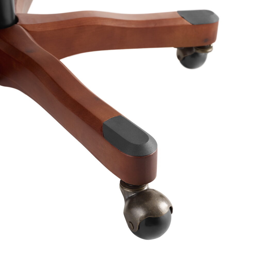 Linon Sinclair Manager's Chair with Adjustable Height & Swivel, 275 lb. Capacity, Off-White - Image 3