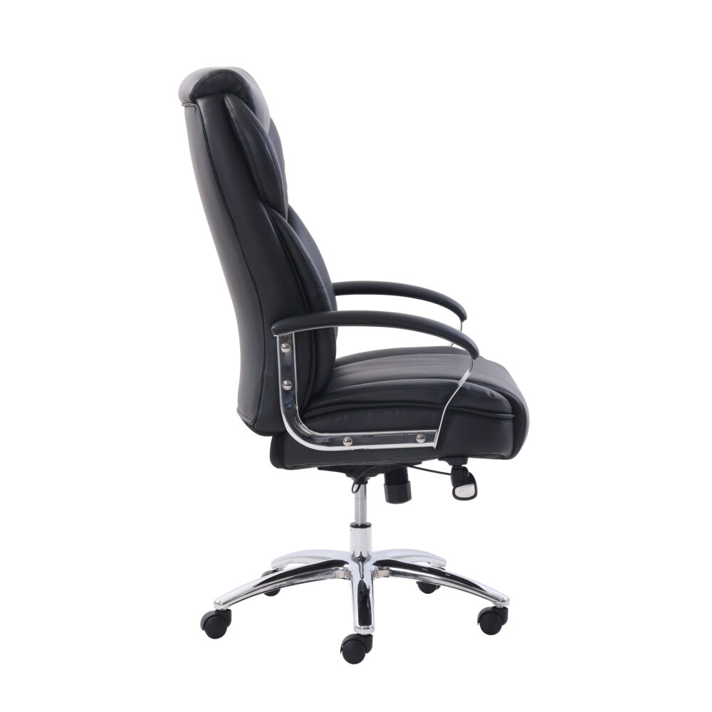 Serta Big & Tall Office Chair, Bonded Leather, Black - Image 5