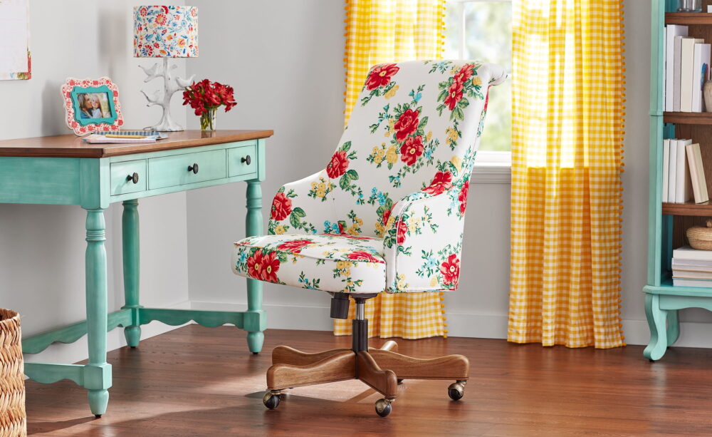 The Pioneer Woman Office Chair, White - Image 2