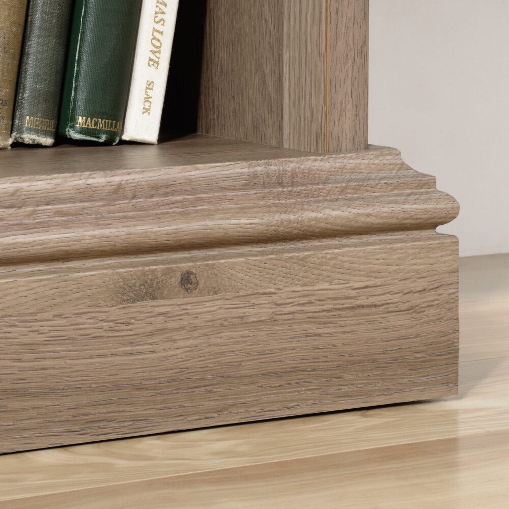 Sauder Barrister Lane Tall Bookcase, Salt Oak Finish - Image 4