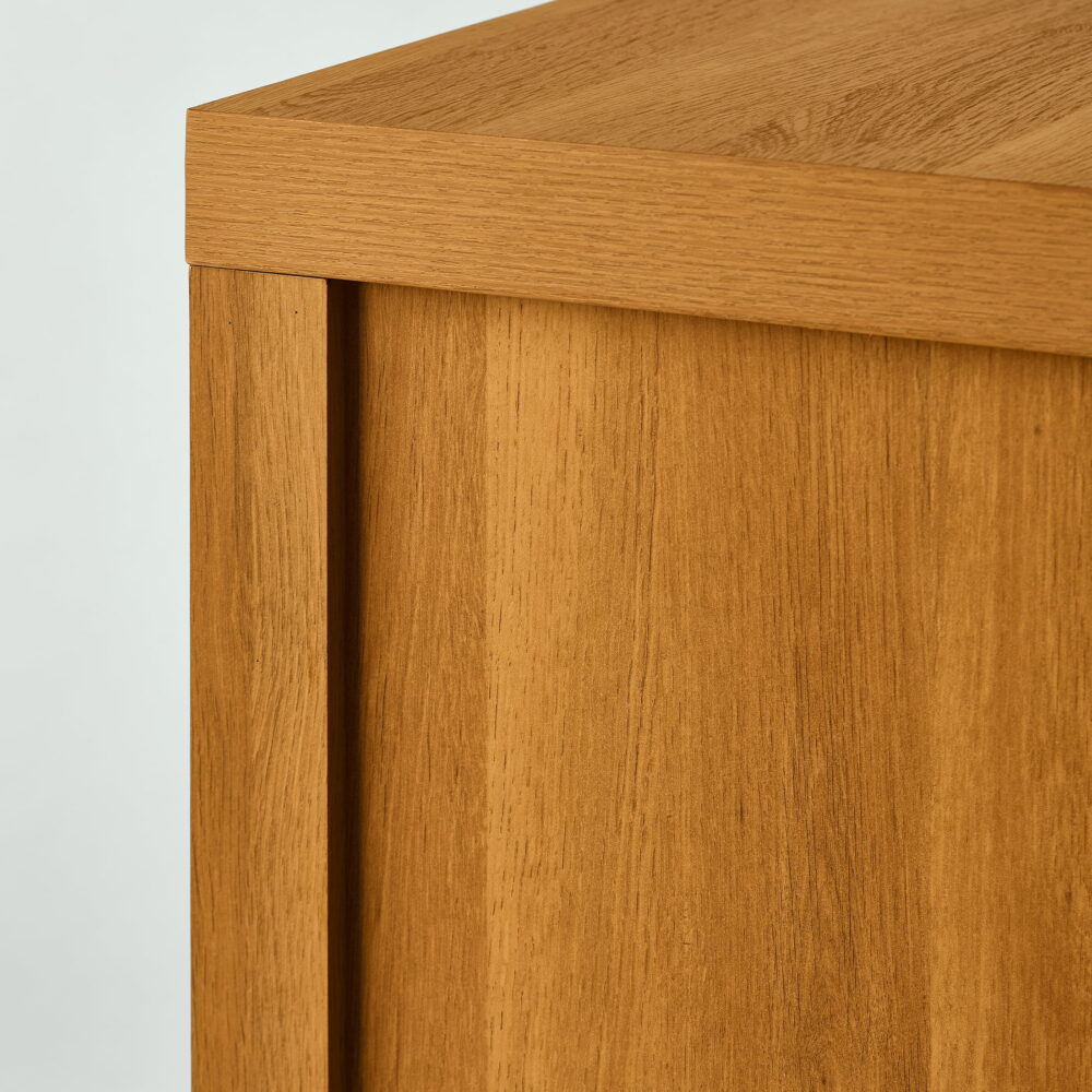 Better Homes & Gardens Ezra TV Stand for TV's up to 70", Light Honey finish - Image 7