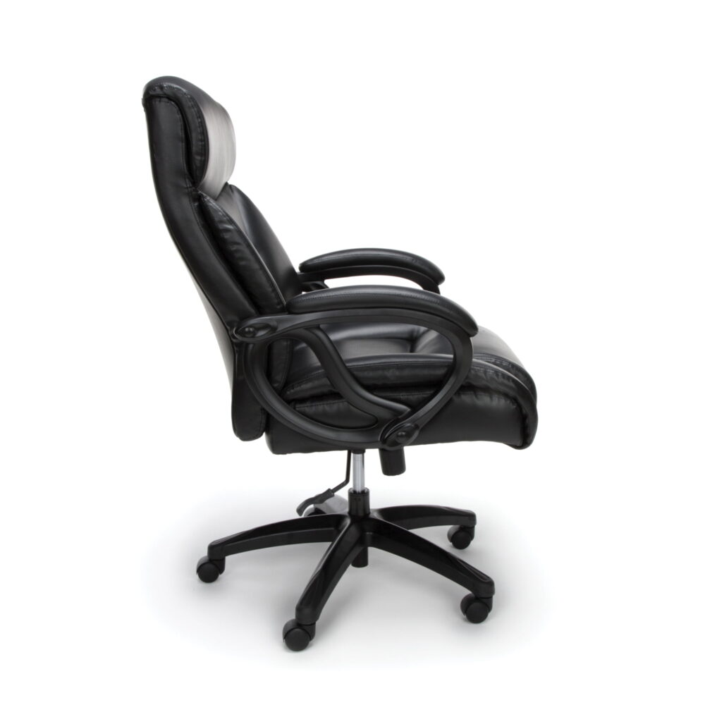 OFM Essentials Collection Big & Tall Bonded Leather Chair, Black - Image 5