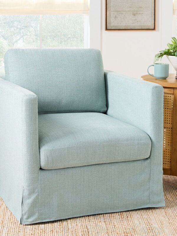 Better Homes & Gardens Waylen Swivel Accent Chair, River Green