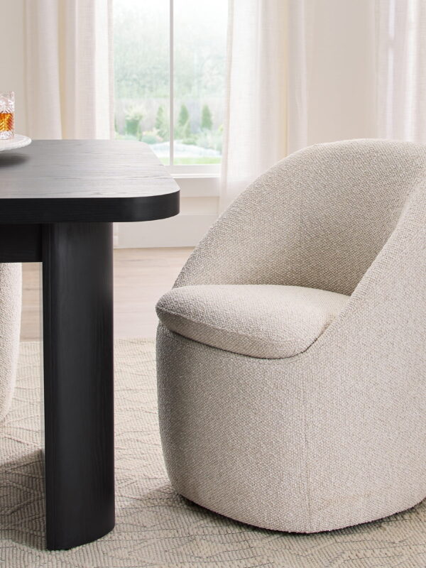 Better Homes & Gardens Mira Everywhere Dining Chairs, Cream