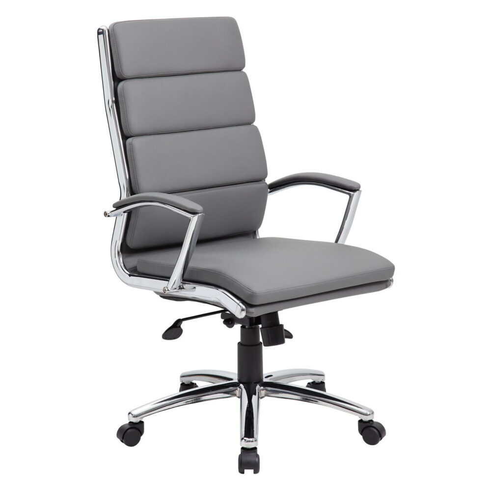 Boss Office Products CaressoftPlus Executive Chair in Gray