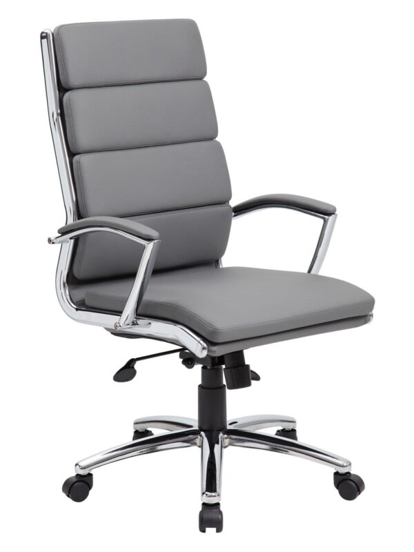 Boss Office Products CaressoftPlus Executive Chair in Gray