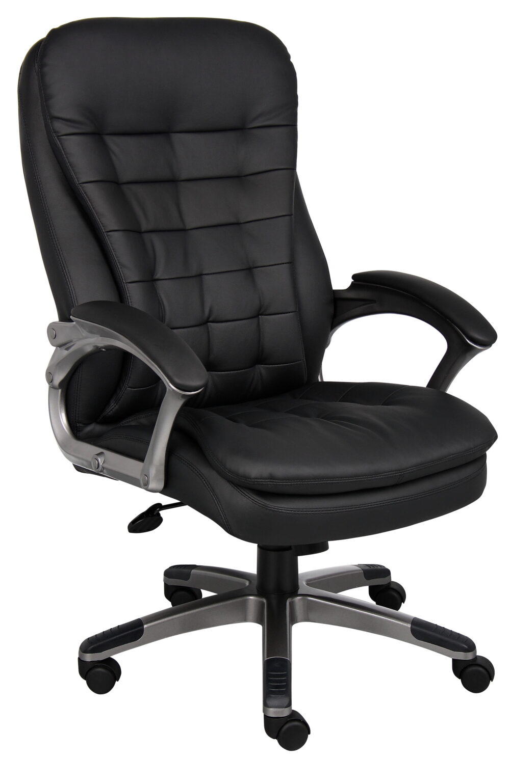 Boss Office Products Executive High Back Pillow Top Office Chair in Black