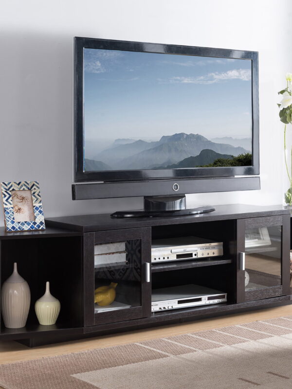 Furniture of America Daytona TV Stand for TVs up to 80", Cappuccino