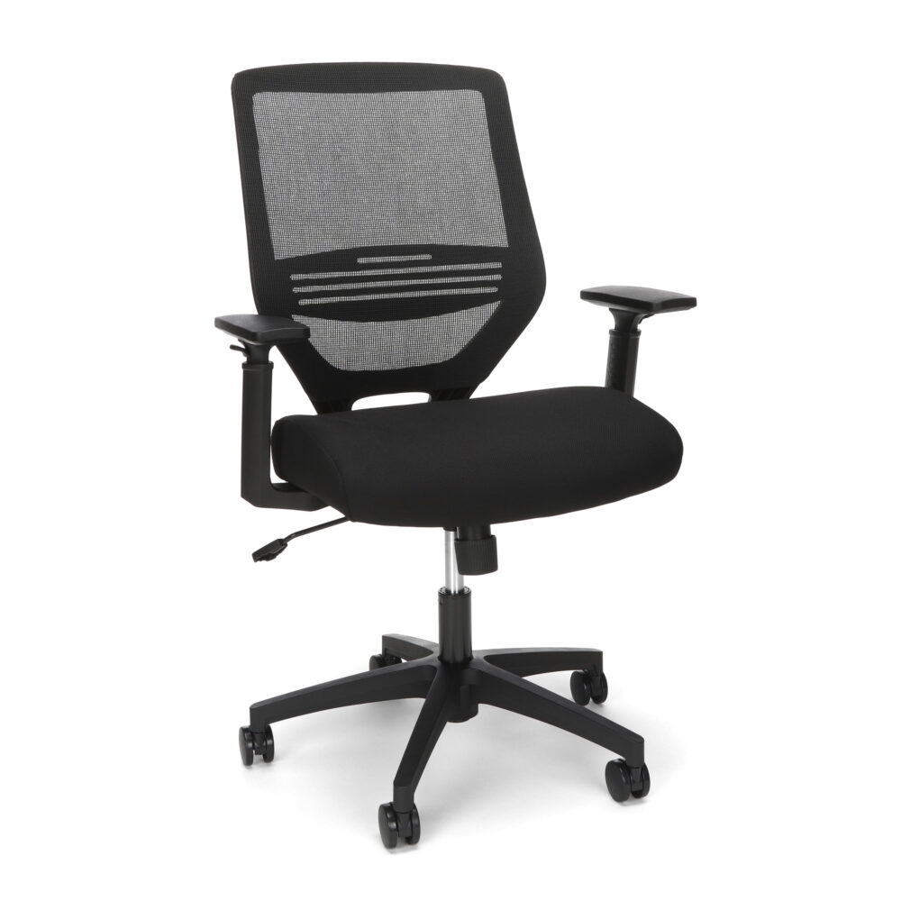 HON Basyx Expose Commercial-Grade Mesh Back Desk Chair, Black