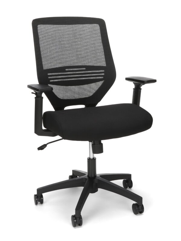HON Basyx Expose Commercial-Grade Mesh Back Desk Chair, Black