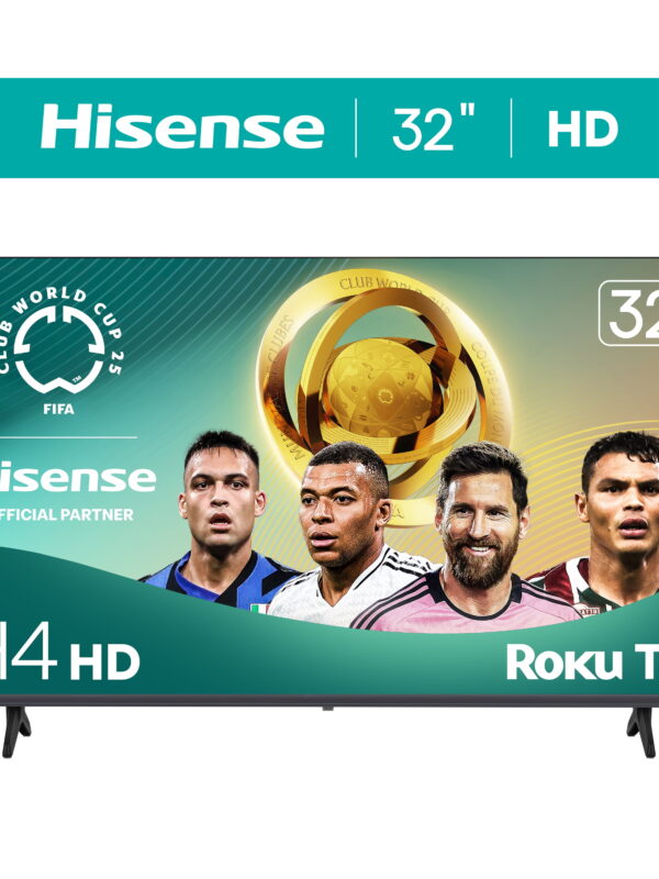 Hisense 32-Inch Class H4 Series HD Roku Smart TV (32H4030F3) - 720P HD LCD Screen, LED TV, DTS TruSurround Sound, Motion Rate 120, Gmaing Mode