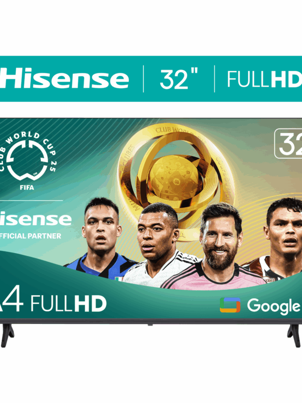 Hisense 32" A4 Series FHD 1080p Google Smart TV (32A45K) - High Speed HDMI Cable Included & 3 Year Manufacturer's Warrany
