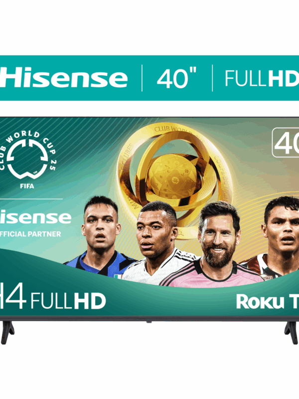 Hisense 40-Inch Class H4 Series FHD Roku Smart TV (40H4030F1) - 1080P Full HD LCD Screen, LED TV, DTS TruSurround Sound, Motion Rate 120, Gaming Mode