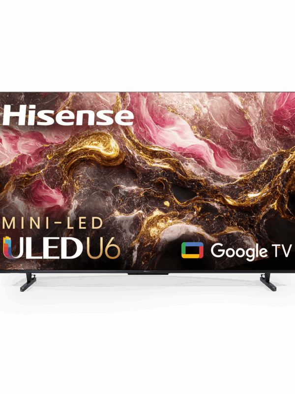 Hisense 75-Inch Class U6 Series Mini-LED QLED Google Smart TV (75U6K) - QLED, 600-Nit, Dolby Vision IQ & Dolby Atmos, Full Array Local Dimming
