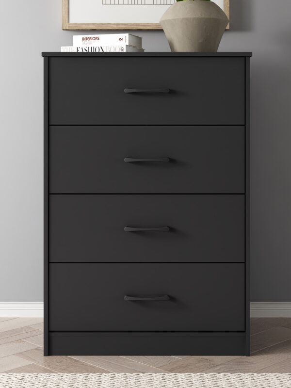 Mainstays Ardent 4 Drawer Dresser, Black
