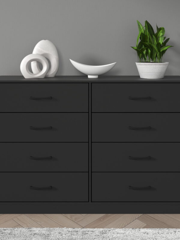Mainstays Ardent 8 Drawer Dresser, Black