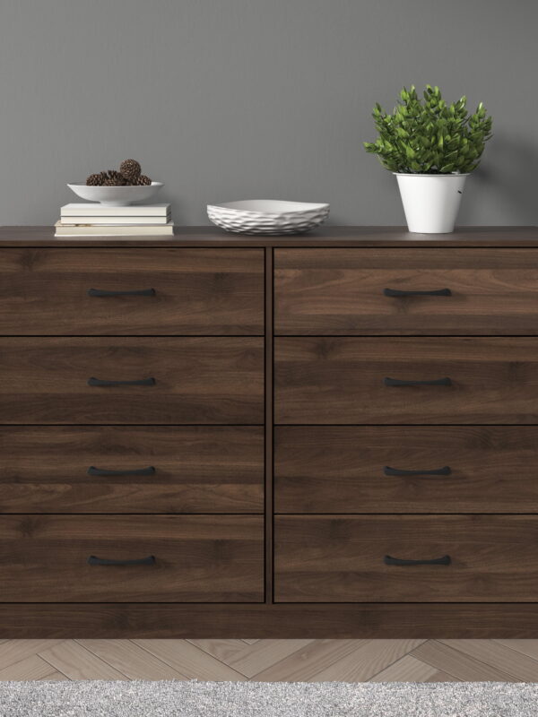 Mainstays Ardent 8 Drawer Dresser, Dark Walnut