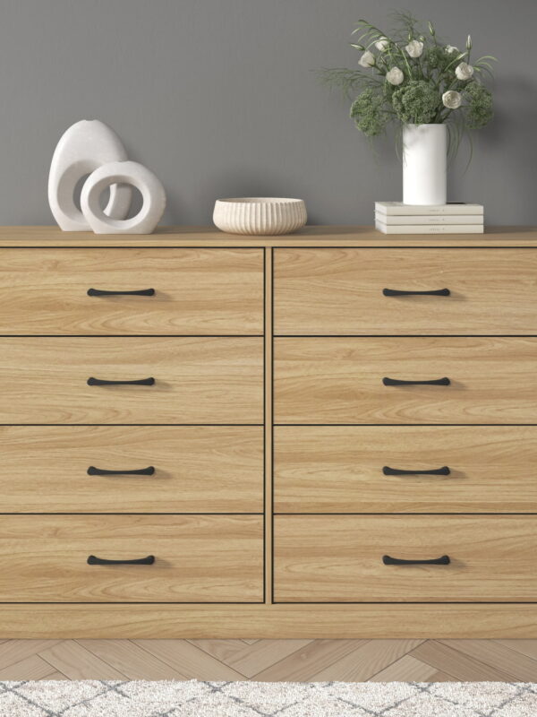 Mainstays Ardent 8 Drawer Dresser, Euro Oak