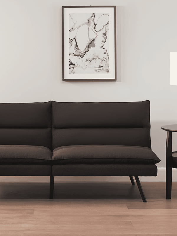 Mainstays Pillow Top 71.25" Futon, Charcoal