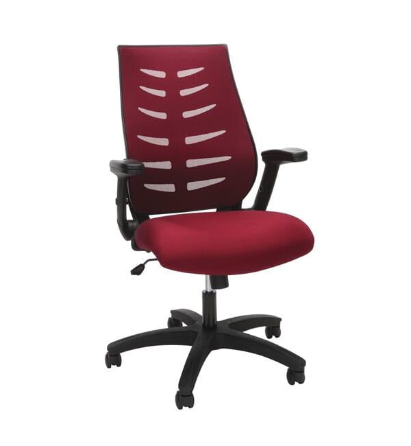 OFM Midback Mesh Office Chair for Computer Desk, in Burgundy (530-BURG)