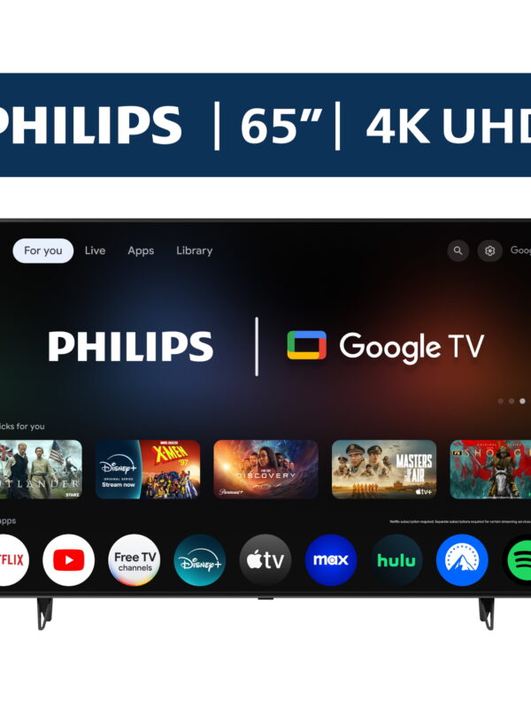 Philips 65" Class 4K Ultra HD (2160p) Google Smart LED Television (65PUL7552/F7) (New)