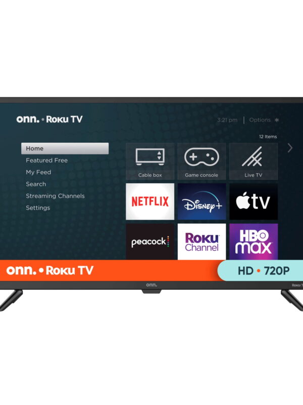 Restored onn. 32" Class HD (720P) LED Roku Smart TV 100012589 (Refurbished)