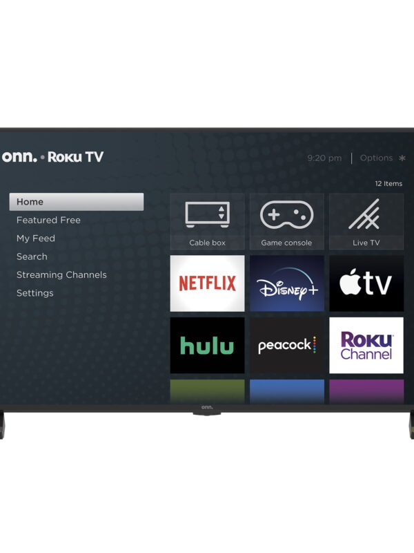 Restored onn. 43" Class 4K UHD LED Roku Smart TV HDR 100012584 (Refurbished)