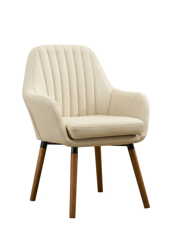 Roundhill Furniture Tuchico Contemporary Fabric Accent Chair, Tan