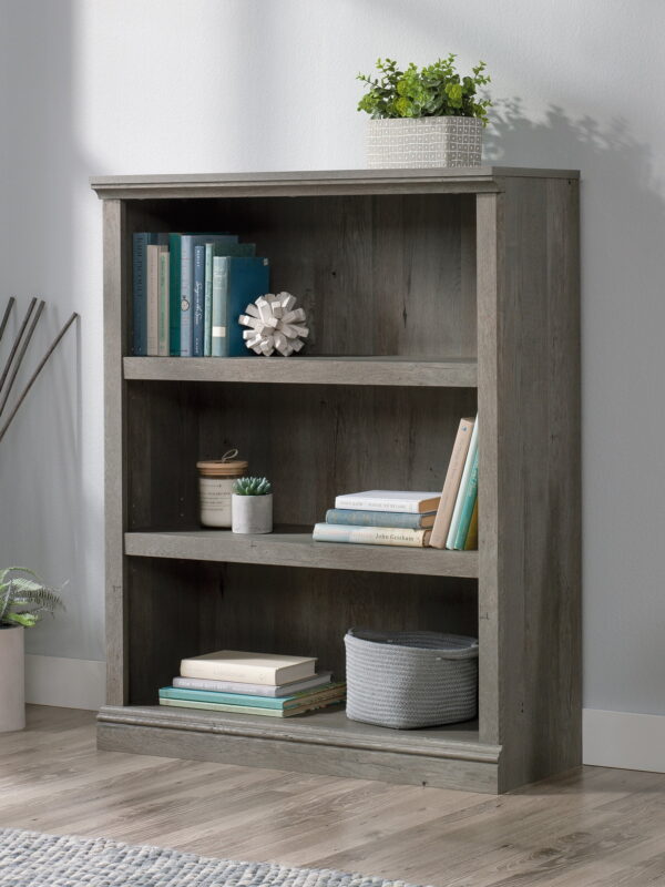 Sauder 3-Shelf Bookcase, Mystic Oak Finish