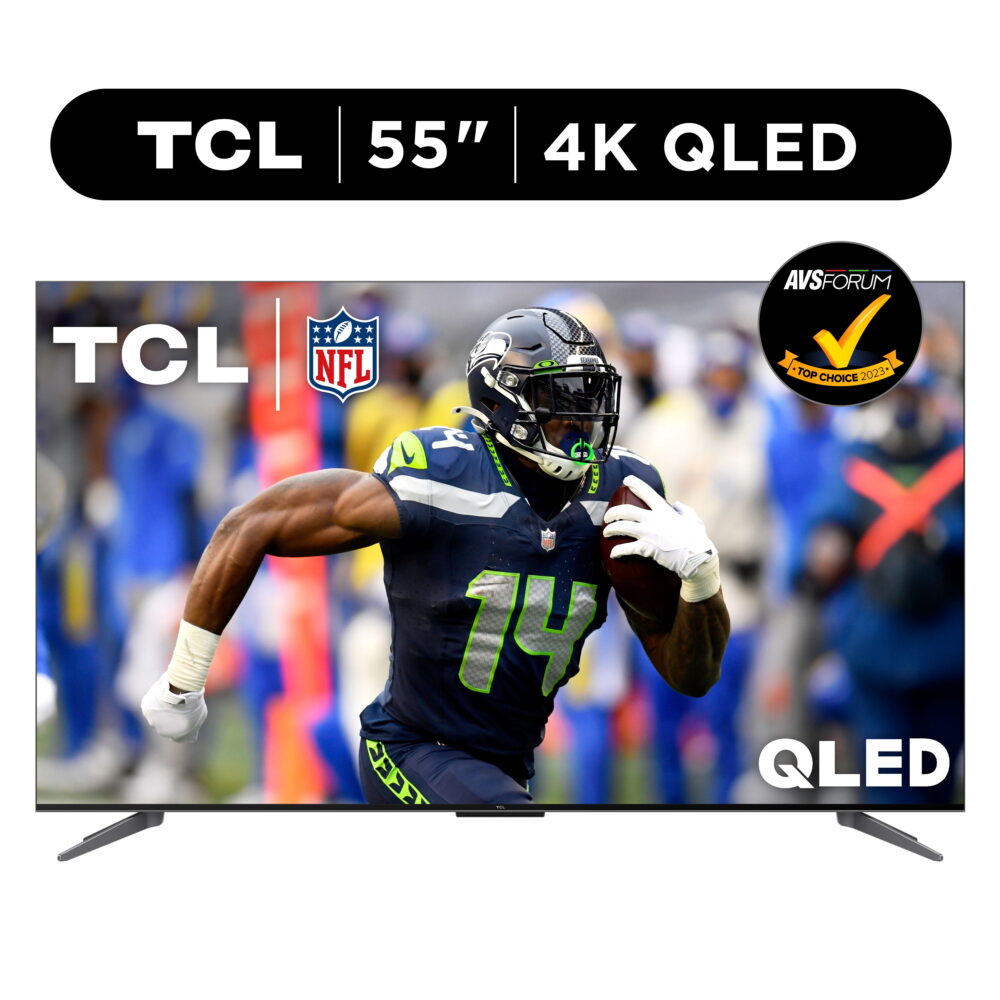 TCL 55” Class Q Class 4K QLED HDR Smart TV with Google TV, 55Q750G