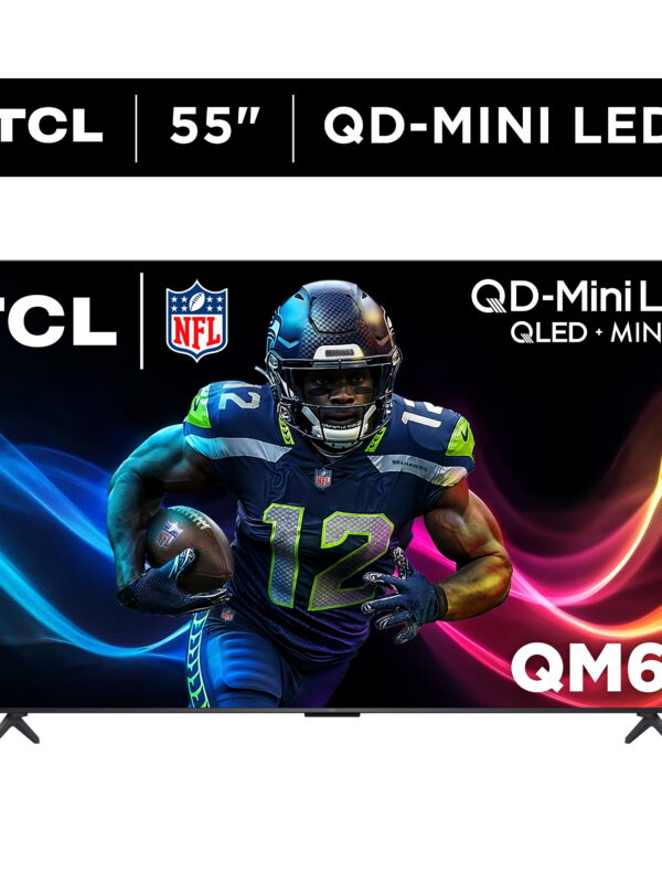 TCL 55" QM6K Series QD-Mini LED QLED 4K UHD Smart TV with Google TV (NEW 2025) 55QM6K