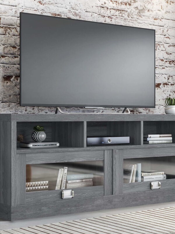 Techni Mobili 58" Durbin TV Stand for TVs up to 75", Gray
