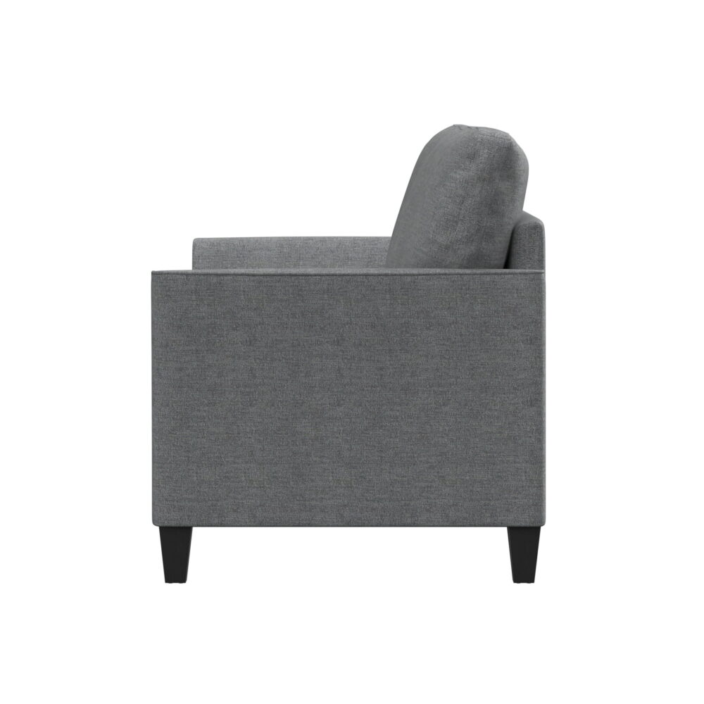 Mainstays Kensington 80" 3 Seat Classic Modern Couch, Gray - Image 4