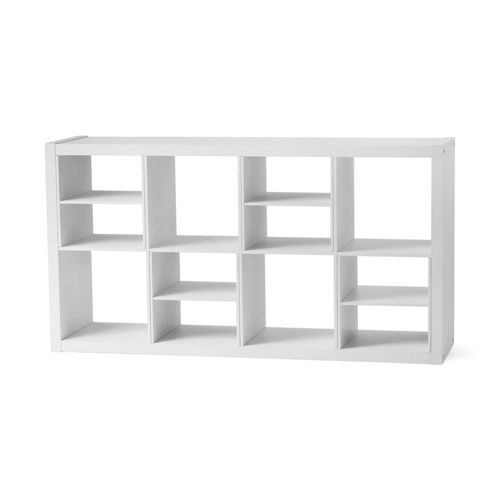 Better Homes & Gardens 8 Cube Organizer with 4 H Shelf Inserts, White Texture - Image 4