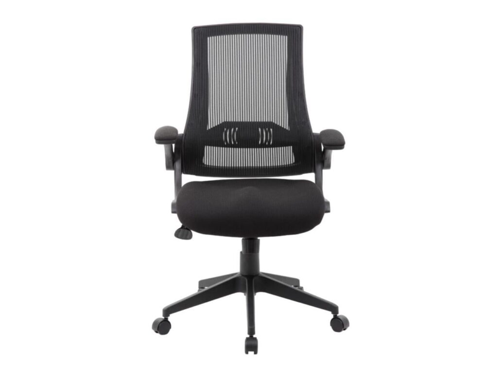 Boss Office Products Mesh Back, Flip Arm Task Chair - Image 4