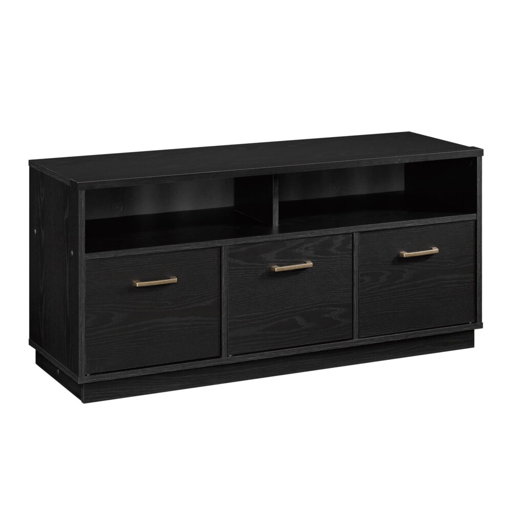 Mainstays 3-Door TV Stand Console for TVs up to 50", Blackwood Finish - Image 3