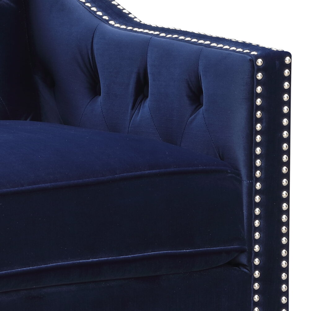 Picket House Furnishings Teagan Accent Chair, Navy - Image 6