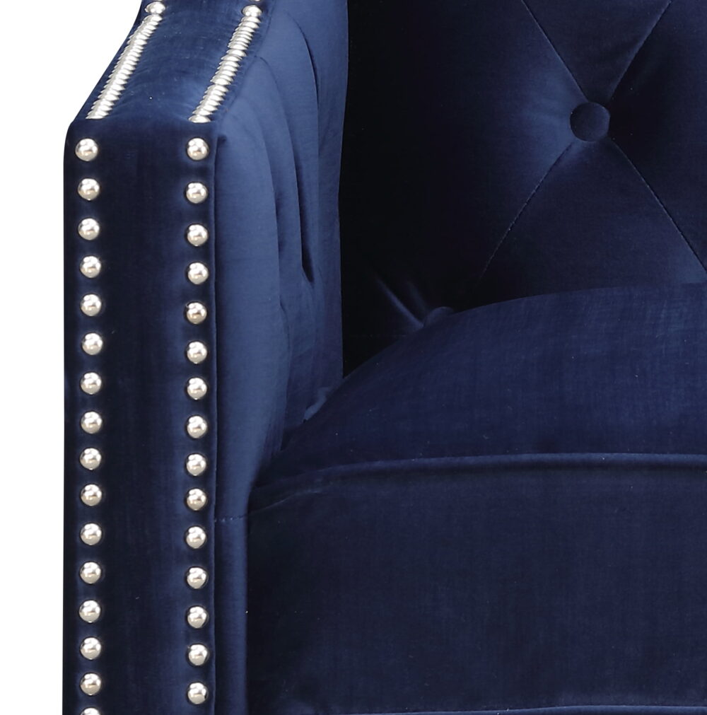 Picket House Furnishings Teagan Accent Chair, Navy - Image 7