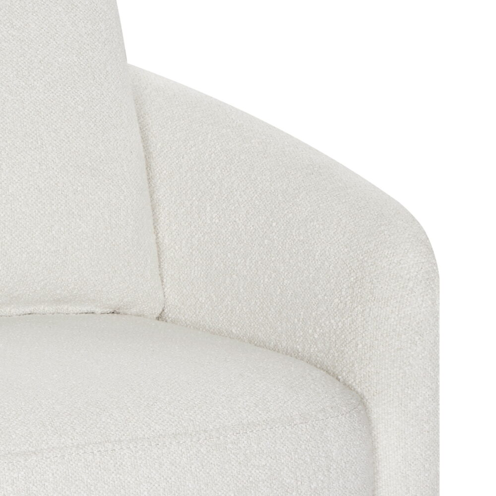 Beautiful Drew Kids Accent Chair by Drew Barrymore, Cream Bouclé Fabric - Image 7