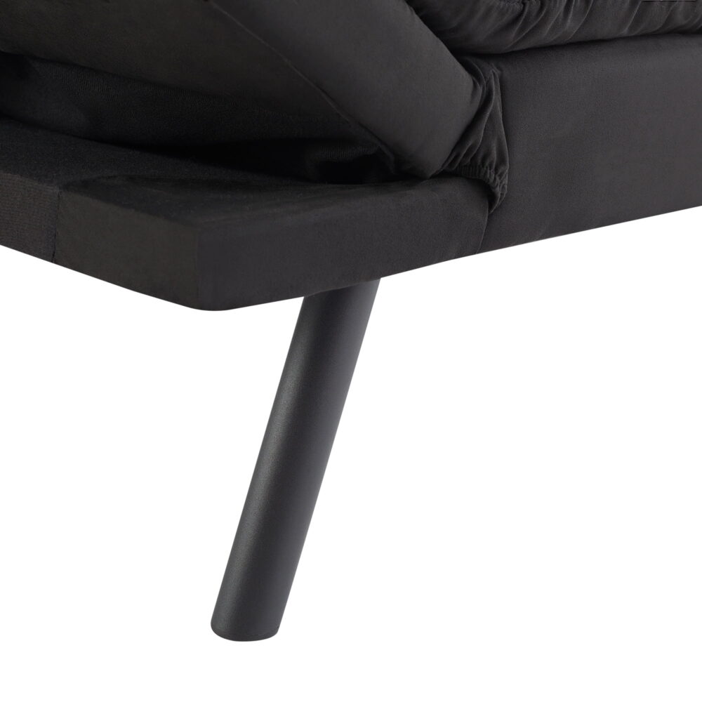 Mainstays Memory Foam Futon with 72",Black - Image 4