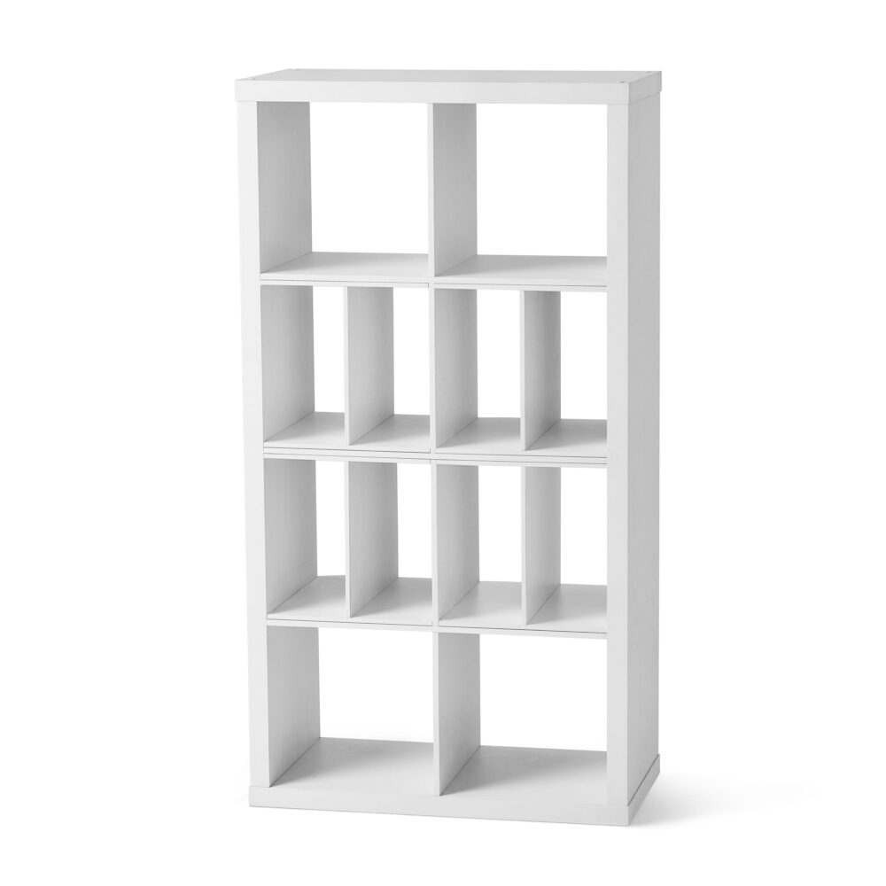 Better Homes & Gardens 8 Cube Organizer with 4 H Shelf Inserts, White Texture - Image 5