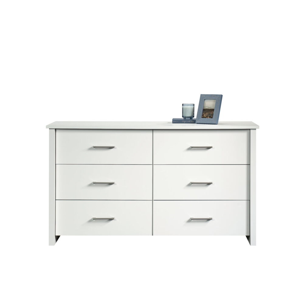 Mainstays Hillside 6-Drawer Dresser, Soft White Finish - Image 6