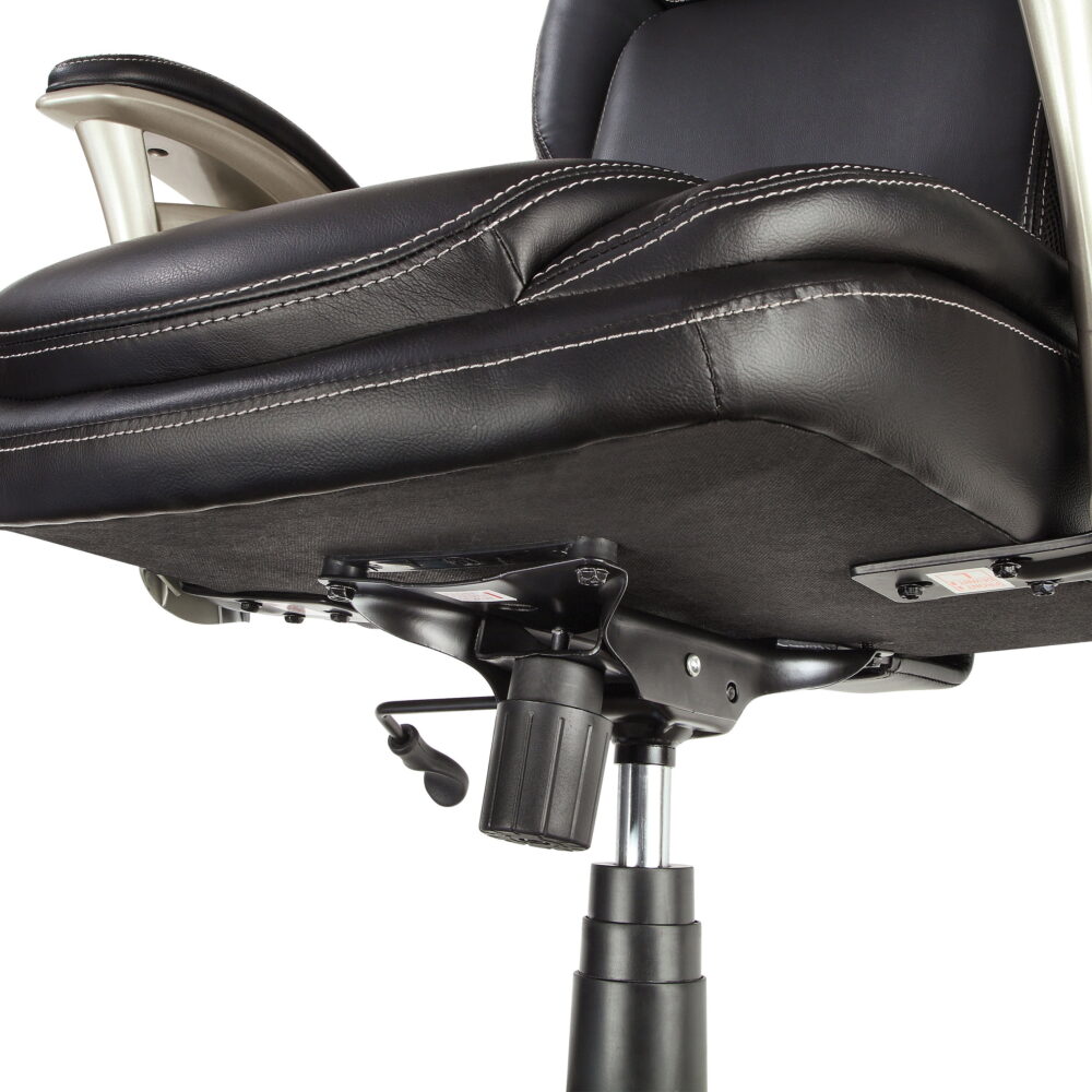 Serta Executive Manager Chair with Adjustable Lumbar Support and Comfort Coils, Black - Image 6