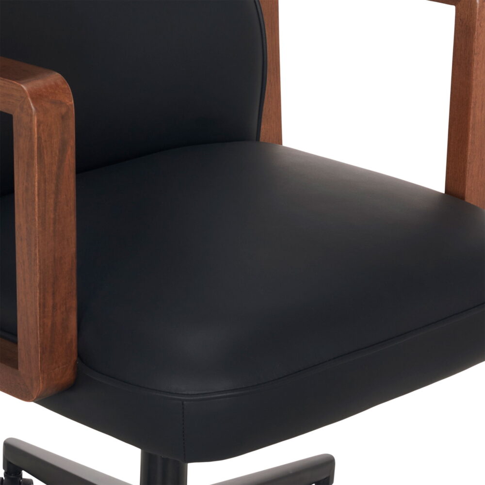 Better Homes & Gardens Ezra Office Chair, Black - Image 7