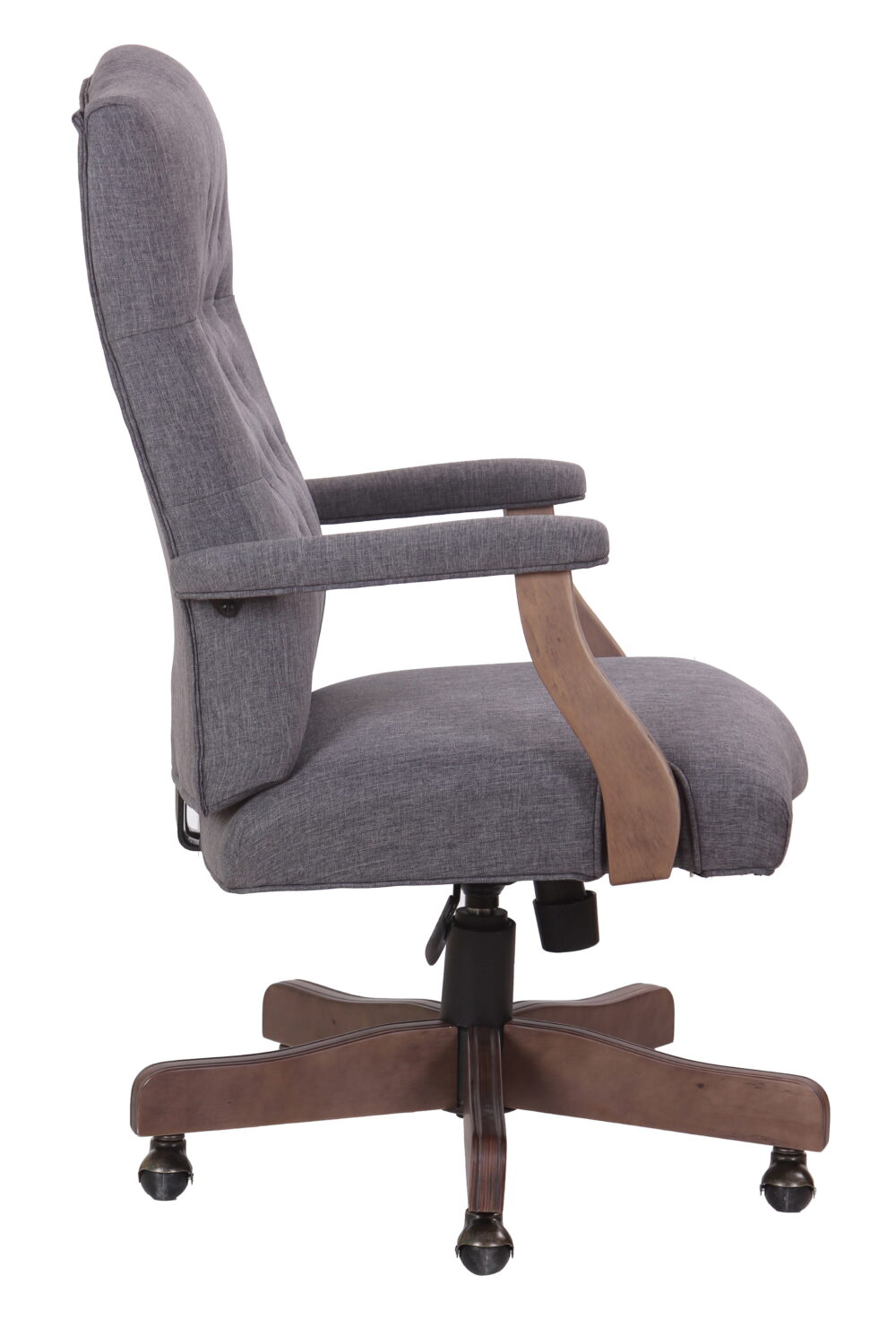 Boss Office Products Refined Rustic Executive Chair in Slate Gray Commercial Grade - Image 6